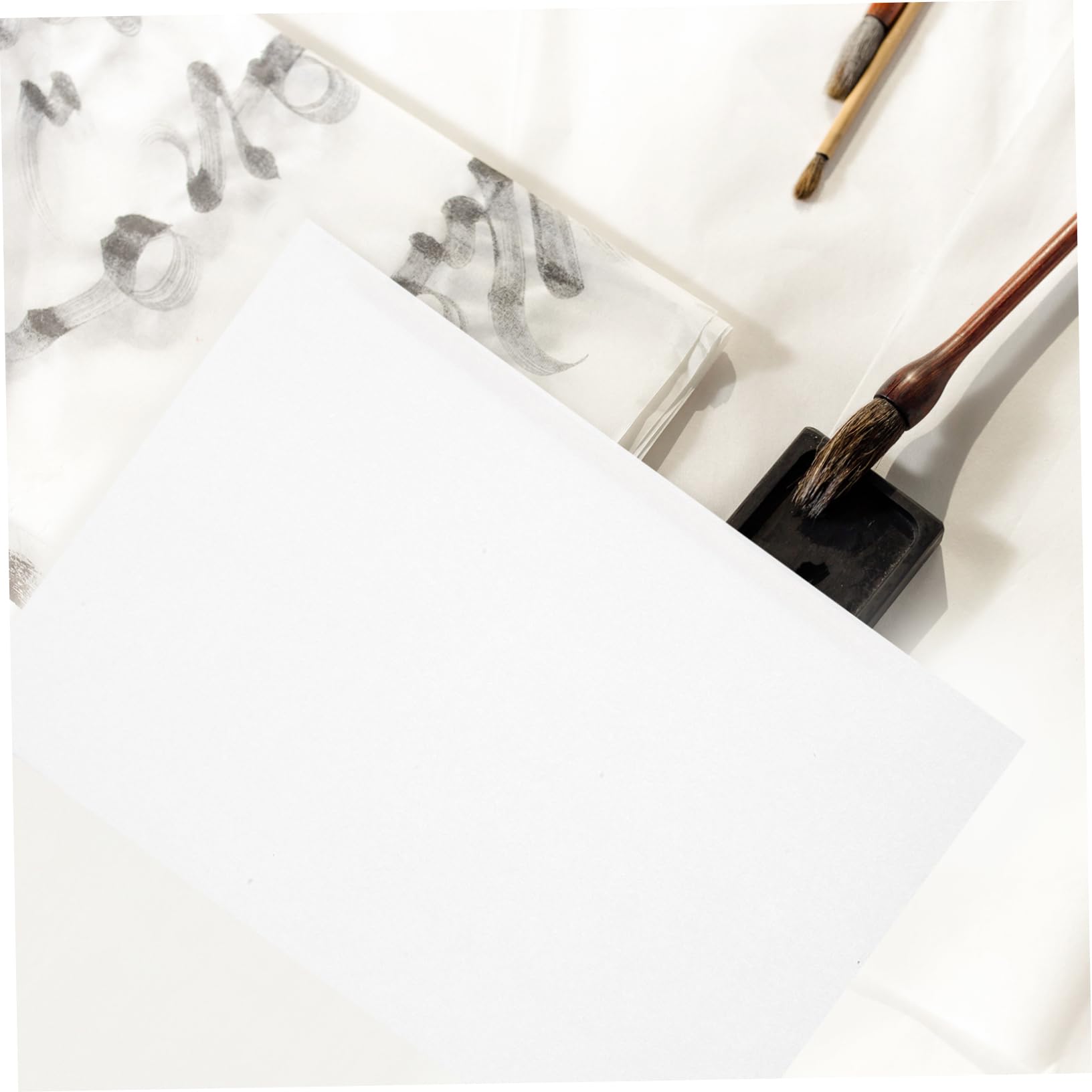 HOMSFOU 500PCS Calligraphy Practice Paper Tracing Paper for Brush Exercises Durable and Fade Resistant for Teens and Adults for Learning Calligraphy