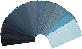 BBbanda 42 Sheet - 150 to 5000 Assorted Grit Sandpaper 9 x 3.6 Inch Sand Paper Wet and Dry Emery Paper for Walls, Wood, Metal or Glass - From Coarse to Fine Sanding Paper