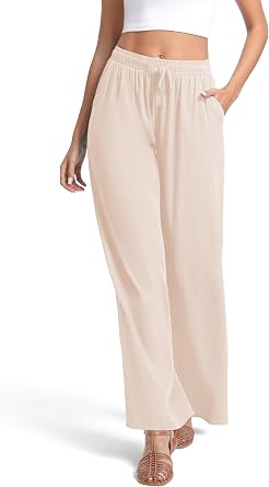 Urban CoCo Womens Lightweight Wide Leg Palazzo Pants