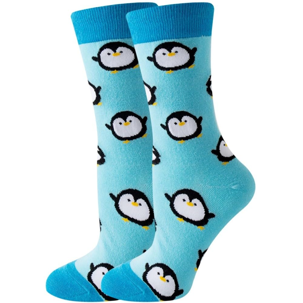 Fun Socks for Women, Rainbow Design,Stocking Stuffers, Size 6-12