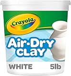 Crayola Air Dry Clay (5lbs), Teacher Supplies, Natural White Modeling Clay for Kids, Sculpting Material, Bulk Craft Supplies, School Classroom Must Haves