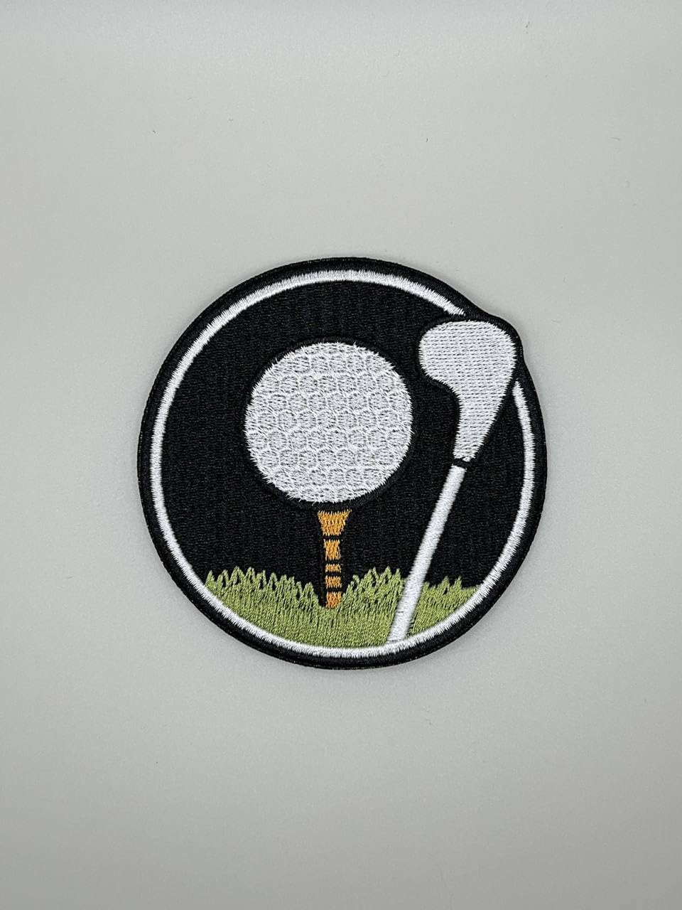 Stickerei-Aufnäher 'Golf' – 7,6 Cm Groß, Zum Aufbügeln Oder Aufnähen Auf Kleidung, Rucksäcke & Hüte | Perfektes Geschenk Für Golfer
