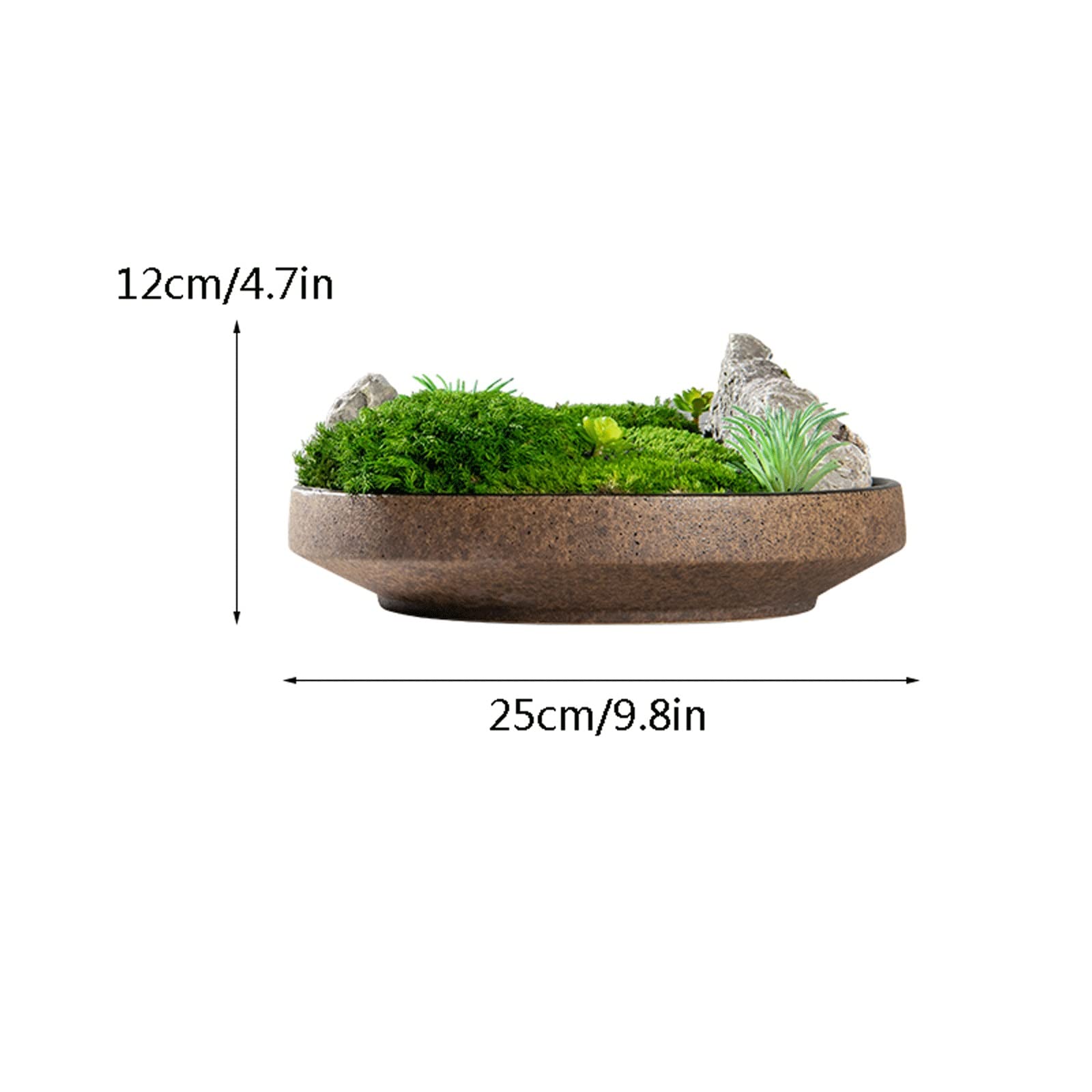 Plantes Artificielles Pot de Plante Artificielle Fake Plant Office Hôtel Décoration intérieure Artificielle Vert Plante Plante 4,7 x 9,8 Pouces Plante Artificielle en Pot
