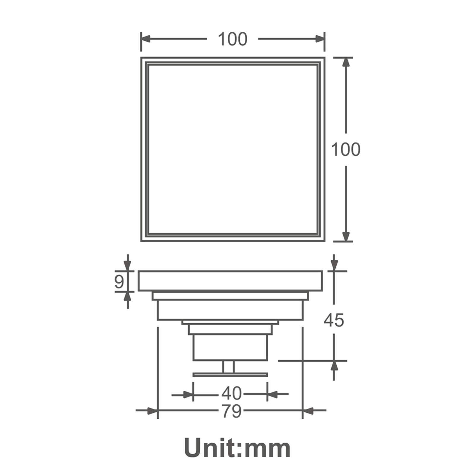 4-calowy odpływ prysznicowy mosiężny kwadratowy odpływ podłogowy szczotkowany odpływ podłogowy do łazienki odpływ prysznicowy ze zdejmowaną pokrywą, rdzeń mosiężny