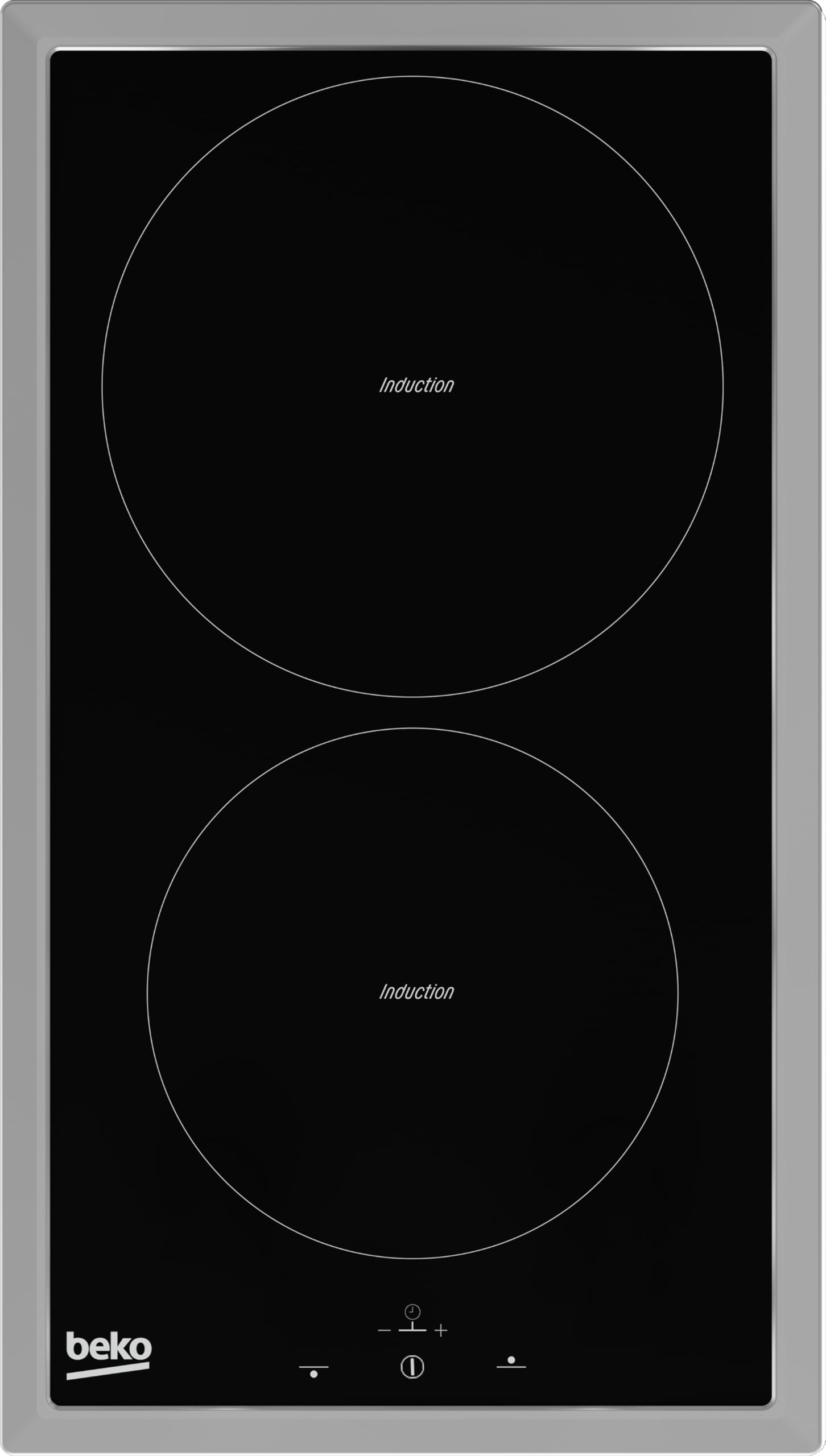Beko Hdmc 32400 Tx Incasso Ceramic Hob Acciaio Inossidabile Piano Cottura-image