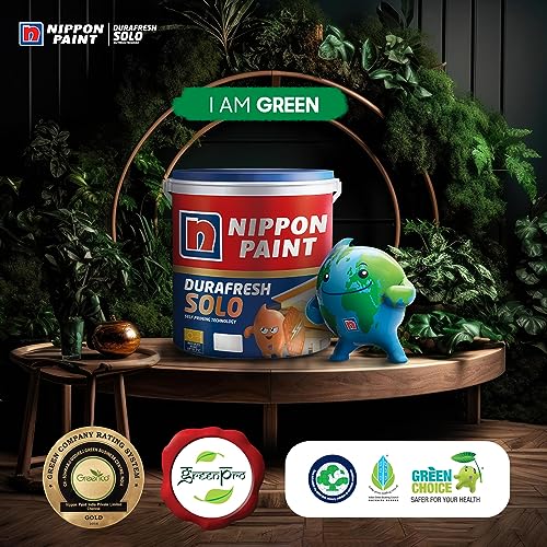 Image of Nippon Paint Durafresh Solo Exterior Emulsion Paint (Alcove Ivory, 10 L)