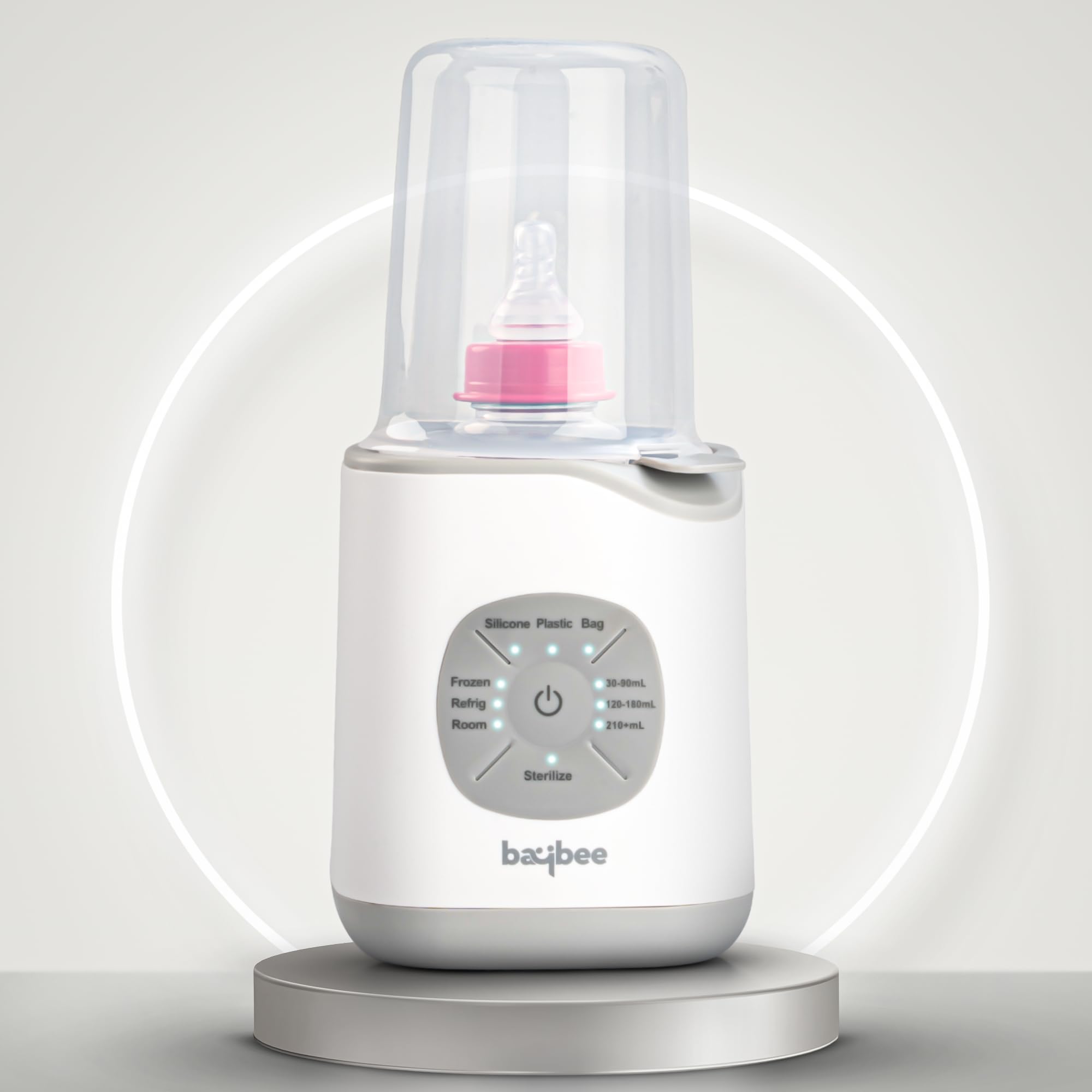 BAYBEE 10 in 1 Baby Bottle Sterilizer & Warmer | Portable Baby Milk, Water, Food Warmer | Electric Feeding Bottle Sterilizer for Baby With Manual Temperature Adjustment, BPA Free | Fast Bottle Warmer for Babies Essentials (Smart)-image-21