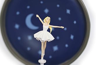 Trousselier - Ballerina - Leap© The Movie - Felicie'S Music Boxes - Musical Jewellery Box - Vintage - ! Very Fragile! - Ideal Young Girl's Gift - Music Swan Lake - Blue Color - 2 Count