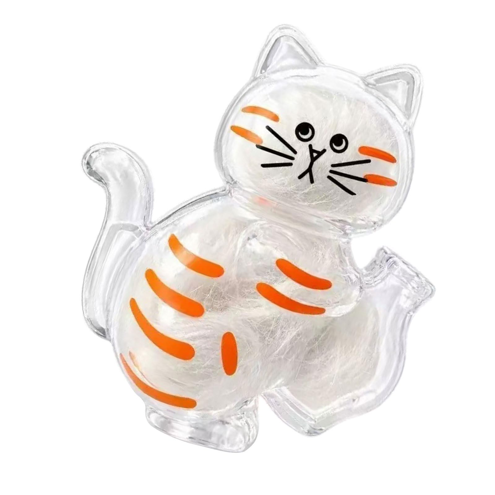 Yhplxyuus Fridge Magnet with Clear Vase for Keepsakes, Pet Hair, Flower Display Cats Whiskers Holders Refrigerator Magnet Decors Cats Whiskers Holders Fridge