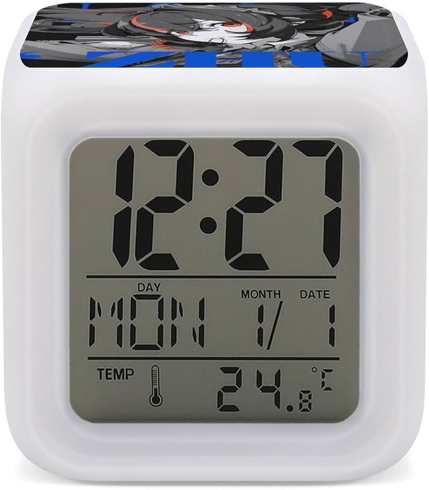 Amazon.co.jp: ゼンゼロ 朱鳶 目覚まし時計 キャラクター 置き時計