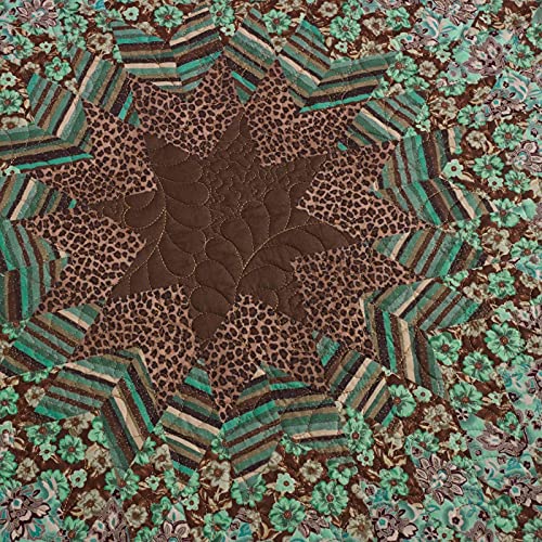 Donna Sharp King Bedding Set - 3 Piece - Sea Breeze Star Contemporary Quilt Set With King Quilt And Two King Pillow Shams - Machine Washable #TOP6