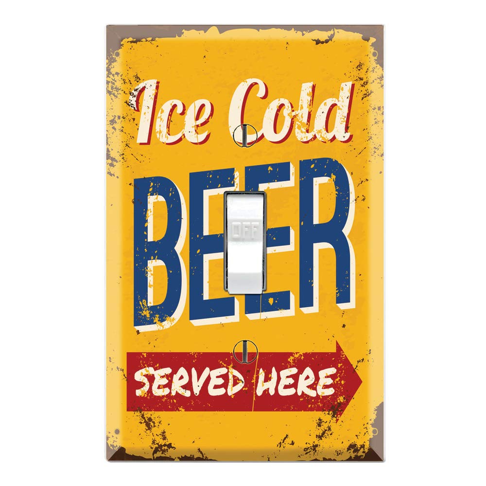 Graphics Wallplates - Lets Get Some Beer - Single Toggle Wall Plate Cover
