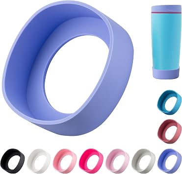 Silicone Boot Compatible with Owala SmoothSip Tumbler 12oz 20oz Only | Anti-Slip Sleeve for Owala Travel Coffee Mug Accessories