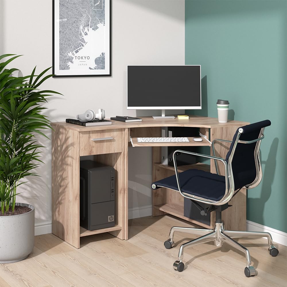 Vicco Armadio per PC Odin, Sonoma, 35.1 x 45 cm, adatto per la conservazione di PC e accessori