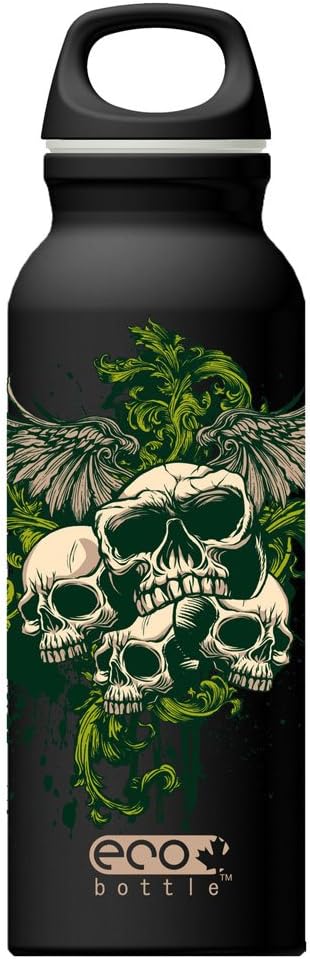 Eco Bottle Design Bottle, Skull Misery, 650ml