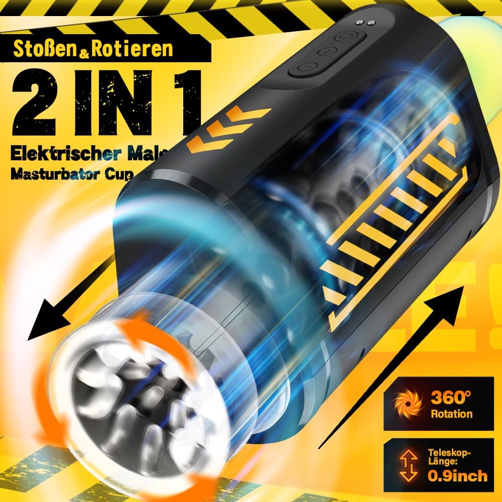 Mir hebe pussy ー2 seekheart 2 in 1 Electric Masturbator with 7 Thrusting and Rotating Open Masturbation for Men Waterproof Masturbators Pocket Pussy, Glans Penis Trainer Sex Toy for Men Solo Blowjob : Amazon.co.uk: Health &