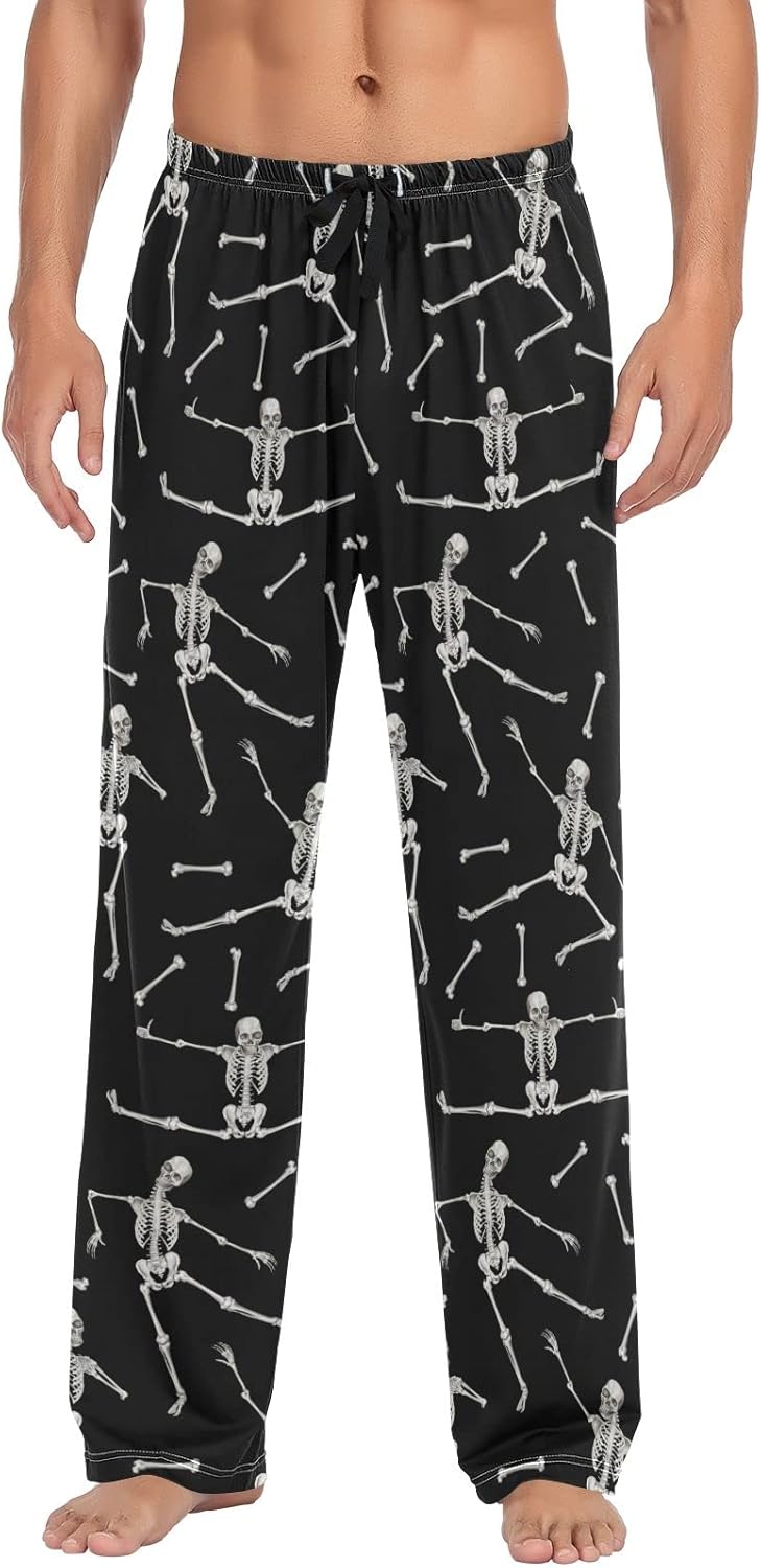 Ollabaky Pajama Pants for Men Separate Bottoms Soft Men's Sleep Lounge Pj Pants with Pockets