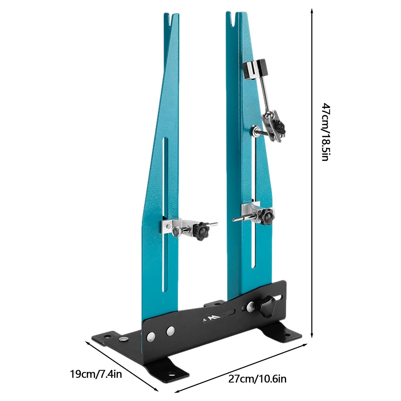 Herramienta de reparación de Bicicletas – Soporte Ajustable con Taller | base estable para ruedas de alineación | Accesorio para ciclismo con radios prácticos, dispositivo preciso para el mantenimie