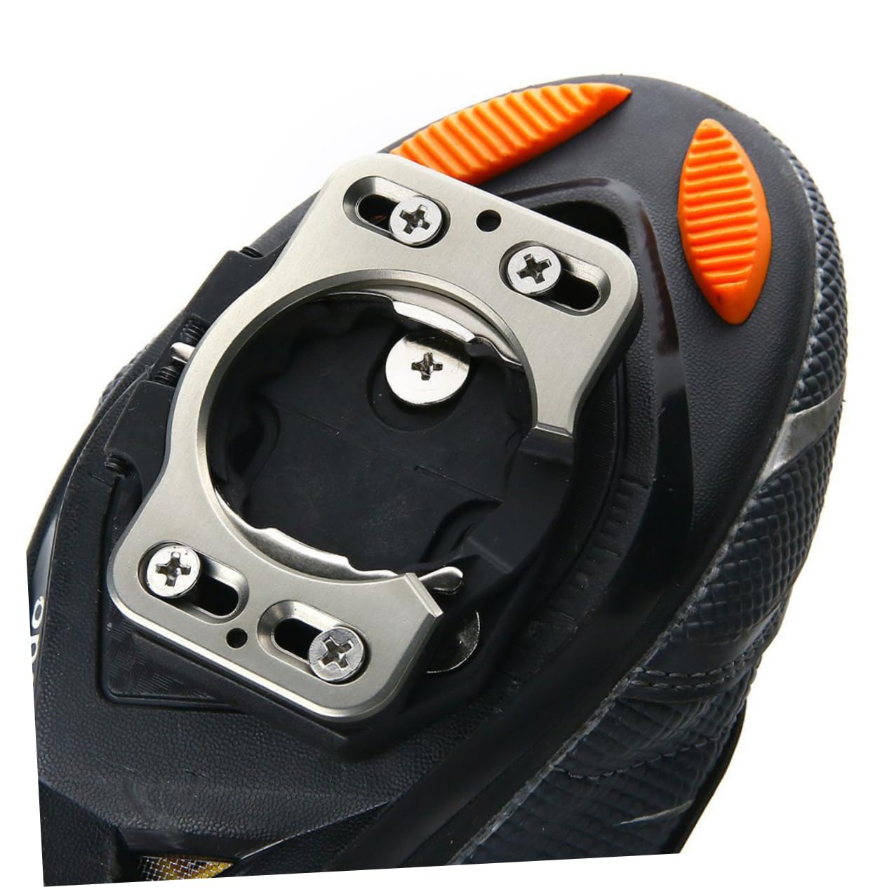 SUPVOX 2pezzi Tacchette Per Bicicletta Da Strada Copritacchette Per Scarpe Da Ciclismo Accessori Per Bicicletta Blocca Pedale Piastra Per Tacchette Adattatore Per Pedali Uso Su Strada e m