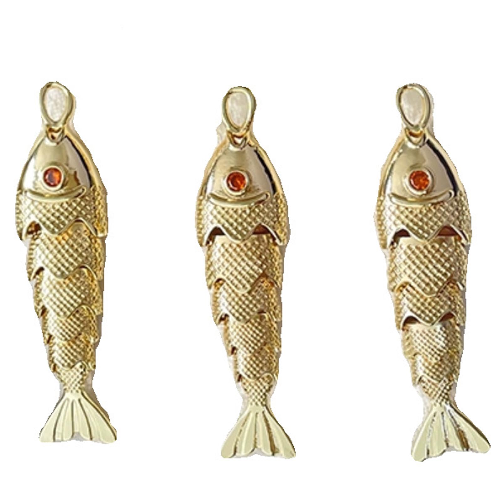 Tsophreniq Sturdy Alloy Fish Pendant Jewelry Supplies for Customes Necklace Bracelets Crafting Creative Designs Alloy Geometrics Fish Pendant Geometrics Charm for Bracelets