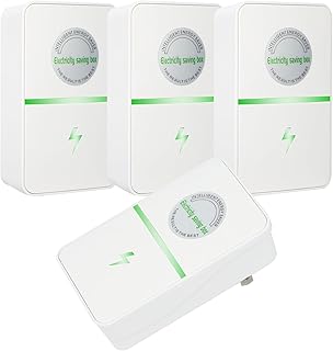 Pro Power Save Device, Power Saver Electricity Saving Box, Pro Power Saver Energy Saver, Smart Home Voltage Stabilizer Balance Current Source US Plug 90-250V 30KW (A-4PCS)