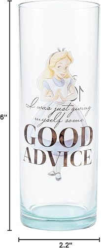 Miniatura 3 de Sunart Walt Disney Company D100 - Vaso con mensaje de Alicia en el país de las maravillas (9.2 fl oz) (8.8 fl oz), vajilla, productos, productos