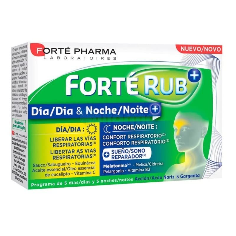 Forte Pharma Forte Rub Dia Y Noche 5Dias, Estándar, Único