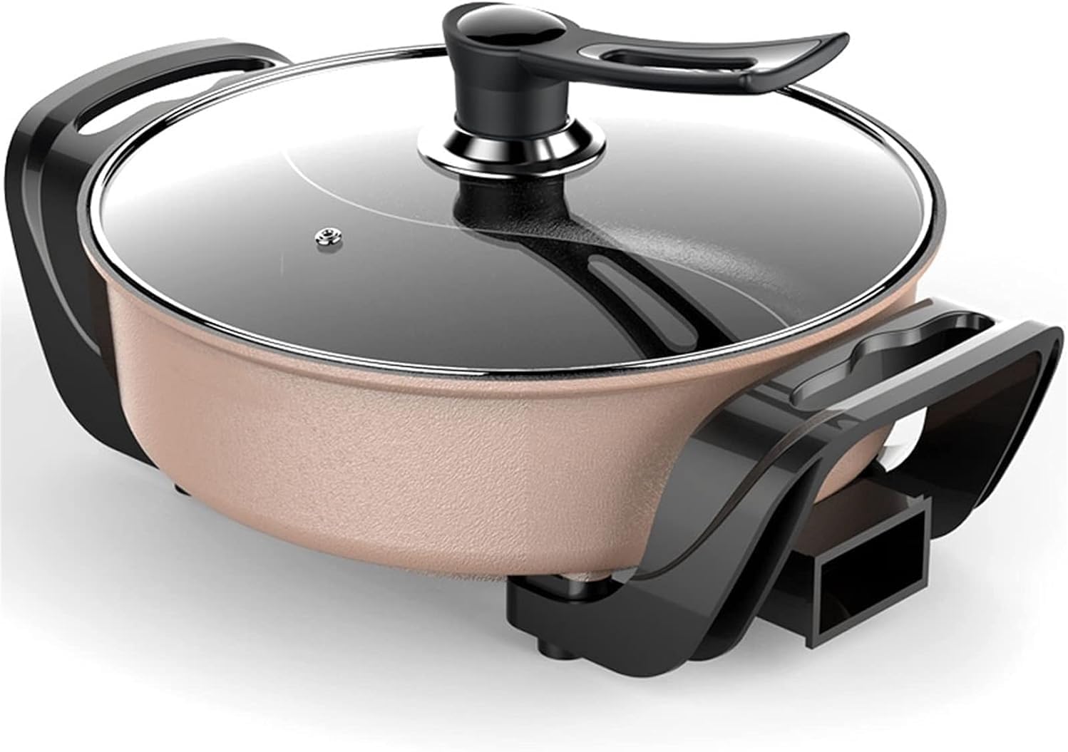 Olla Eléctrica 5L con Divisor y Revestimiento Antiadherente 2000W