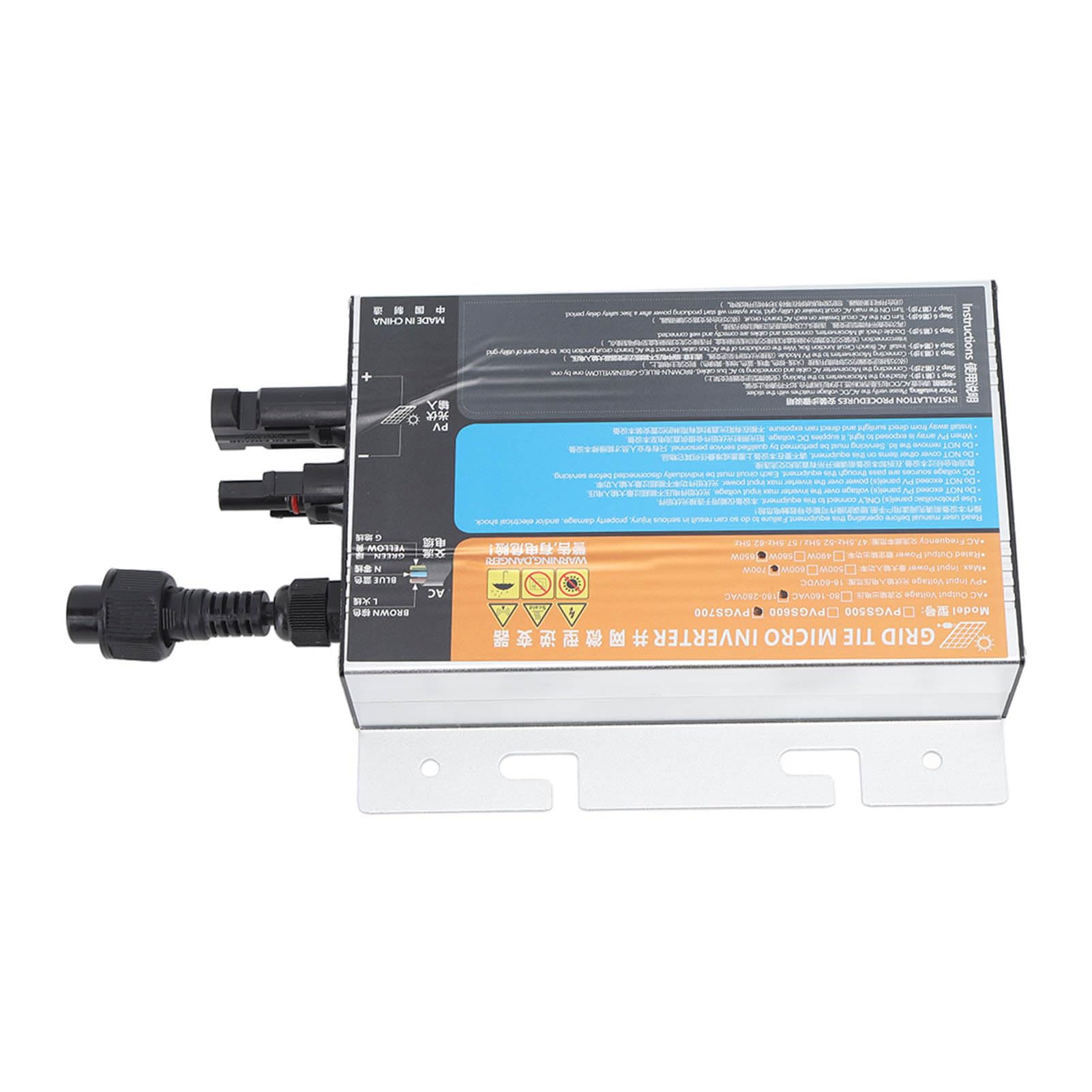 Domary Mikroinwerter Sieciowy PVGS 700 W Czysta Fala Sinusoidalna AC 220