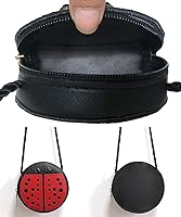 Vista 4 de Bolso bandolera para niña pequeña para Navidad, Bolsa de mariquita