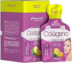 Colágeno Verisol em Gel - 10 Sachês 25g Abacaxi com Hortelã - Bodyaction