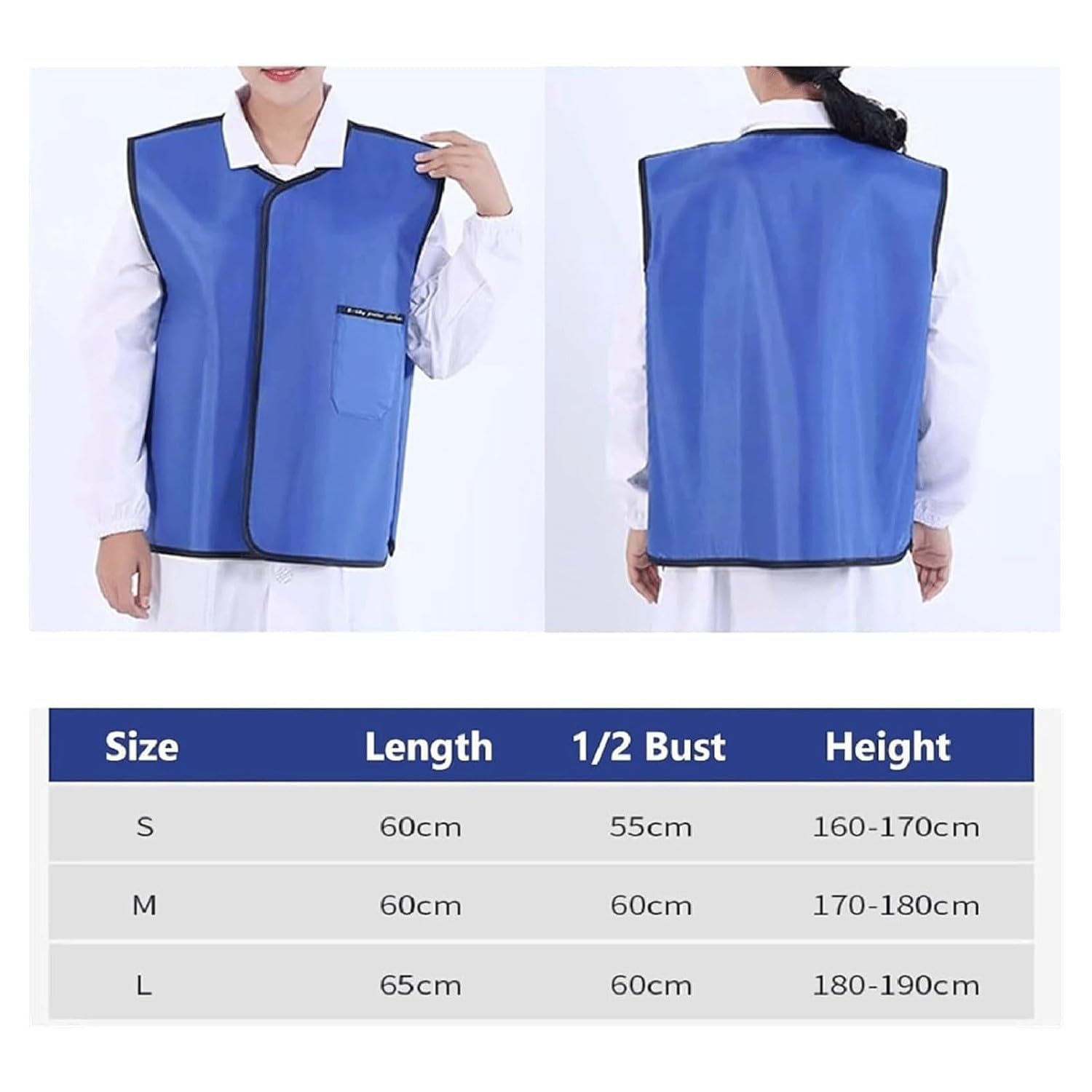 Tablier en Plomb Tablier De Gilet De Protection Contre Les Rayons X pour Clinique Et Usine, Tablier De Protection Dentaire Léger Contre Les Rayons X
