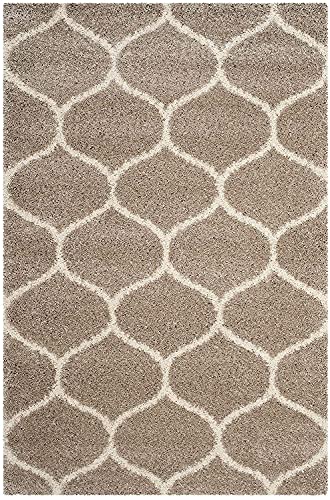 Image of Carpet for Living Room 3x5 Feet Modern Soft Shaggy Carpet Thick, Fluffy & 2 inch Pile Shag Rug for Your Kids Room, Bedroom & Livingroom(3x5 feet, Beige & Ivory)