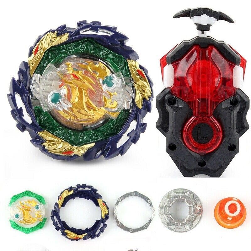 BEAU STUTI Battling Top Bey Set with Launcher (Vanish Fafnir)