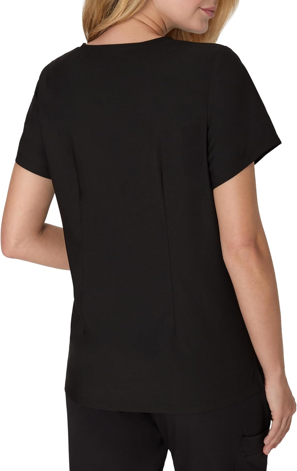 Hanes Womens Scrub Top, Comfort Fit 1-Pocket Healthcare Top for Women, Moisture-Wicking Medical Scrubs - Image 2