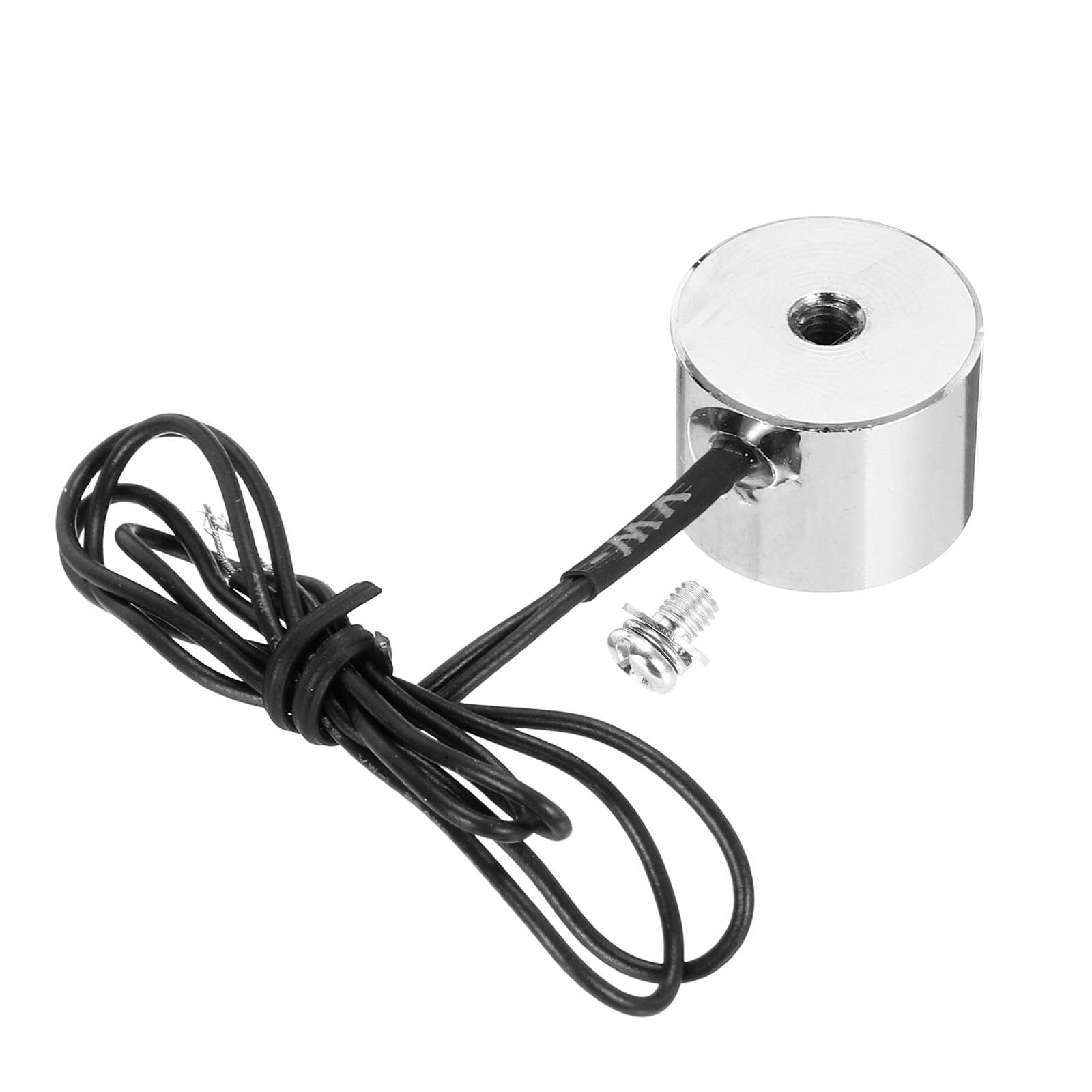 QUARKZMAN Electroimán Solenoide DC 24V 2.5W 6.6LB 3Kg Redondo 20x15mm