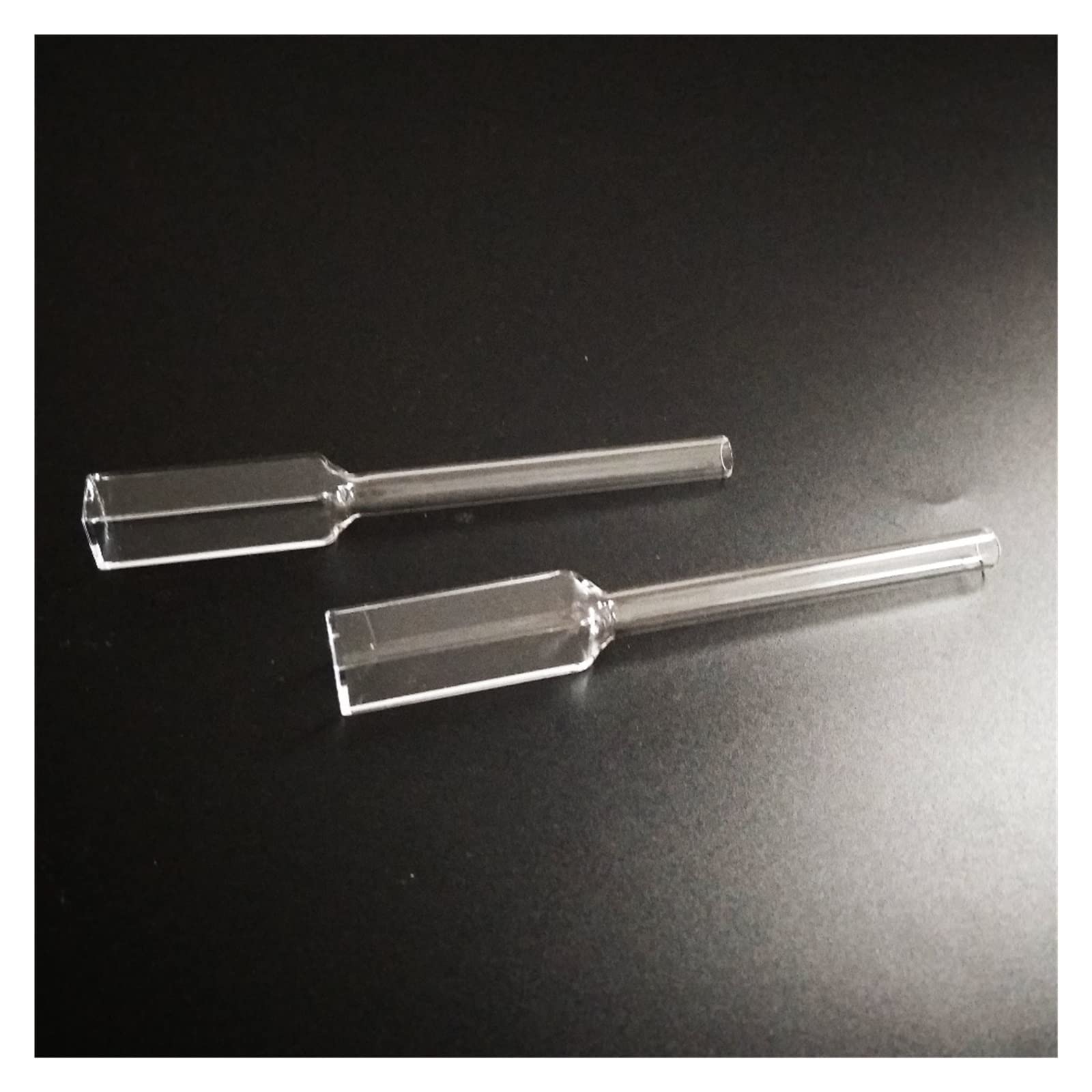 MENGKE Cubeta De Celda De Cuarzo De Fluorómetro Transparente De Cuatro Lados De 3,5 Ml Con Tubo De Sellado