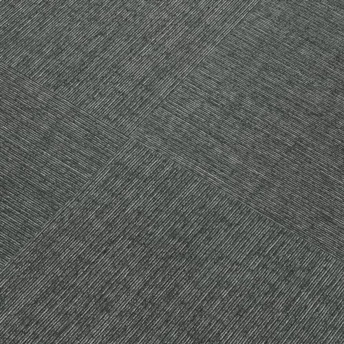 Image of Mohawk Basics 8 inch x 8 inch Carpet Tile Sample with EnviroStrand PET Fiber in Charcoal, (1 Sample)