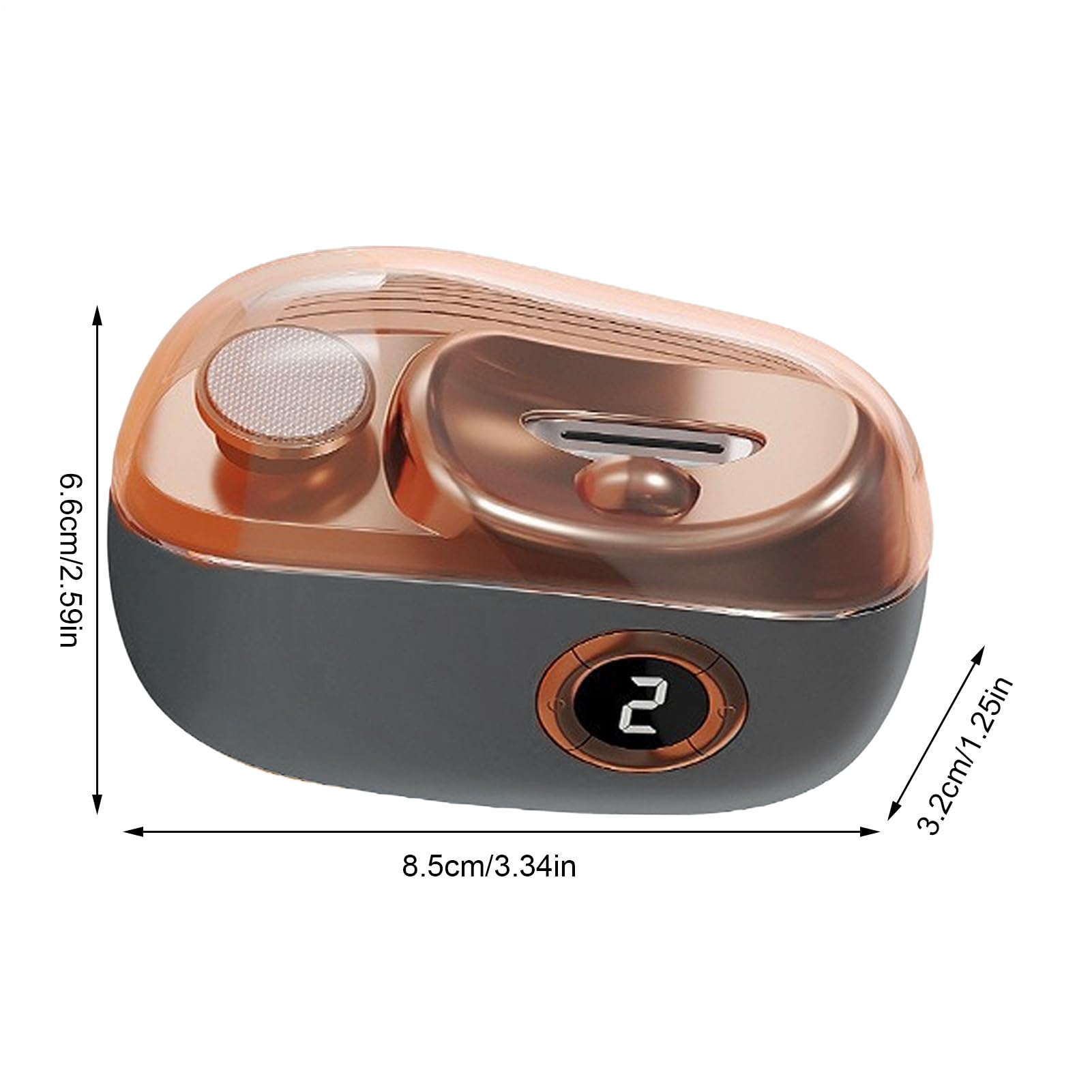 Cortauñas eléctrico automático Ajuste Silencioso de 3 Velocidades | Cortaúñas Portátil para Pies para personas mayores mujeres hombres peluqueros manicuristas hogar oficina viaje dormitorio