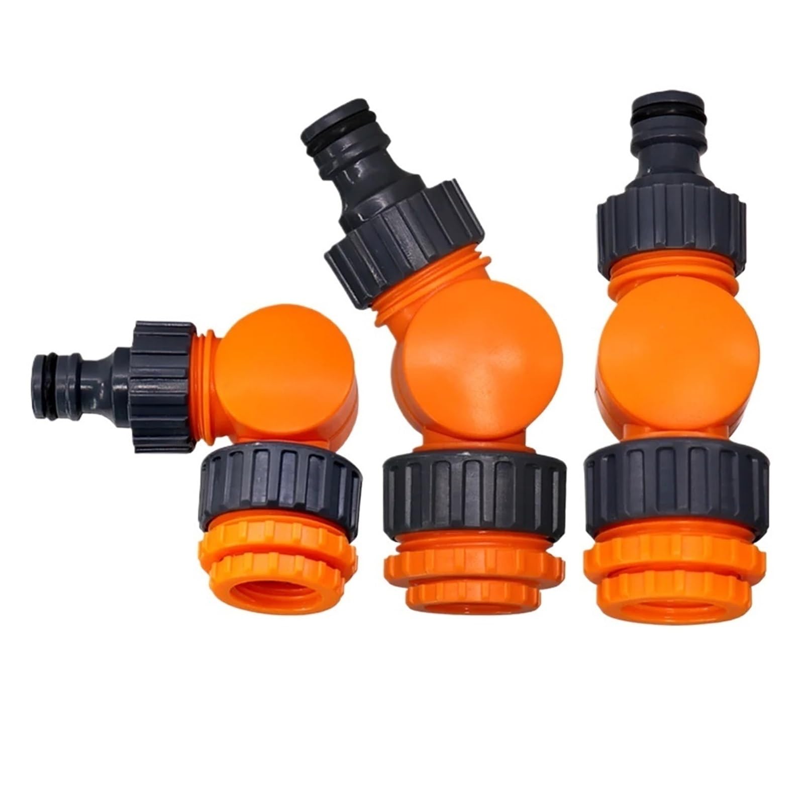 Generico Rubinetto Connettori rapidi Girevole Rubinetto dell'Acqua Splitter 1/2 "3/4" 1 "Adattatore filettato Giardino Fattoria Irrigazione Autolavaggio Giunti girevoli(D)