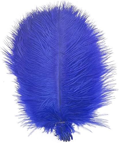 Miniatura 10 de LONDGEN 50 plumas de avestruz de 8 a 10 pulgadas para centros de mesa de fiesta de boda, decoración del hogar (blanco)