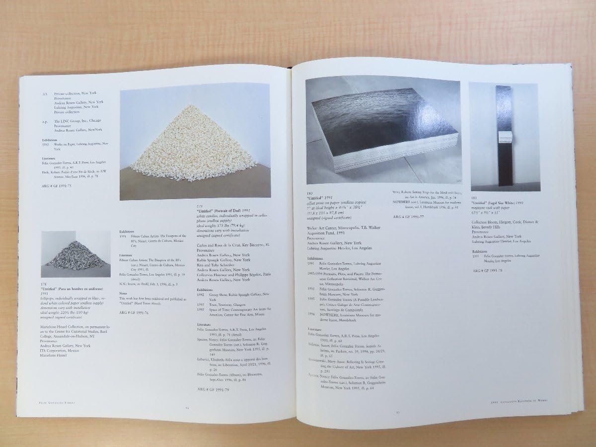 Amazon.co.jp: 『Felix Gonzalez-Torres』(全2冊揃) フェリックス