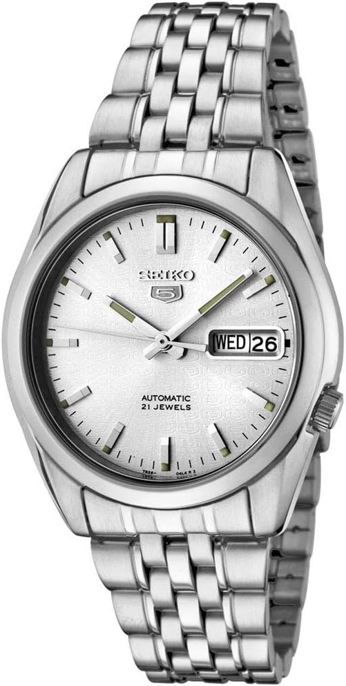 Men Analogue Quartz Watch With Stainless Steel Bracelet – SNK355K