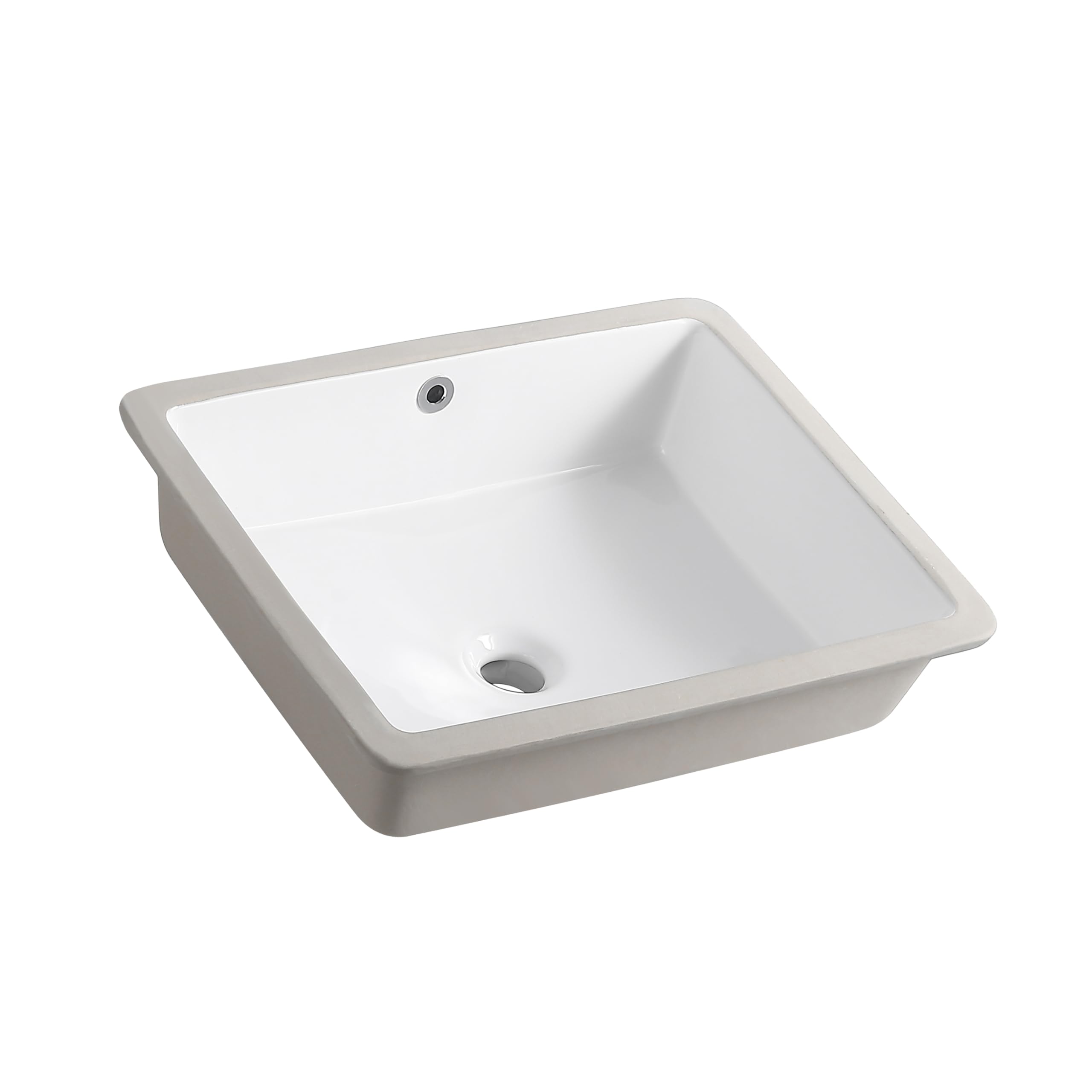 KINGWONG 20 Inch Rectangle Undermount Bathroom Sink 19.5