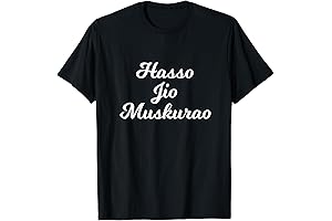 Hasso Jio Muskurao Funny Sarcastic Memes T-Shirt