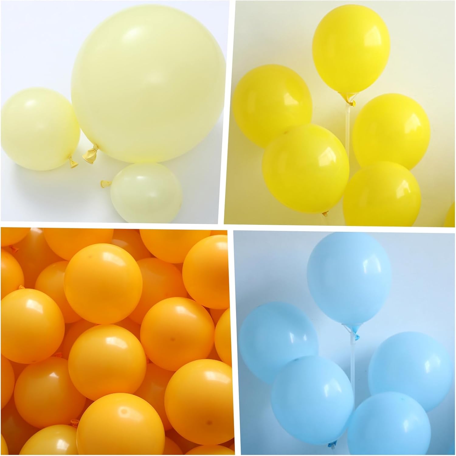 207Pcs Royal Blue Yellow Balloon Arch Kit for Summer Lemon Birthday Wedding Party Decoration,Amalfi Coast Decors Her Main Squeeze Bridal Shower Graduation Party Supplies thumbnail