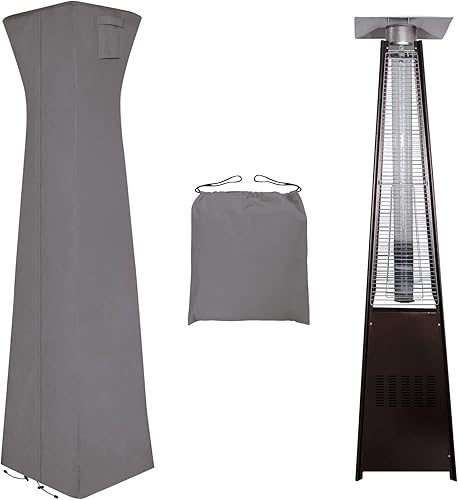 Miniatura 67 de Easy-Going Funda para calentador de patio con cremallera y bolsa de almacenamiento, cubierta impermeable para calentador de exterior, a prueba