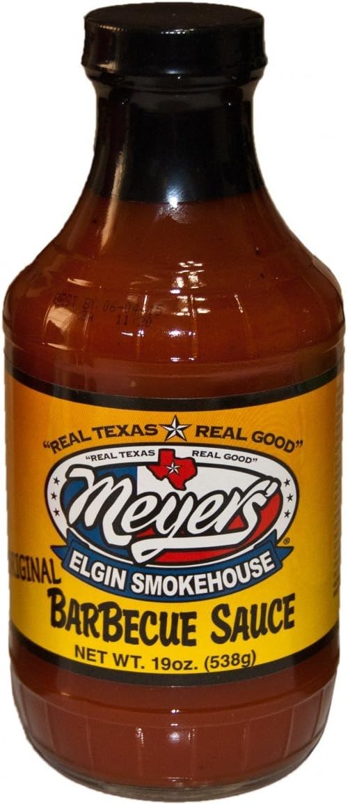 Meyer's Elgin Smokehouse Barbecue Sauce 19 Oz Jar (Pack of 2)