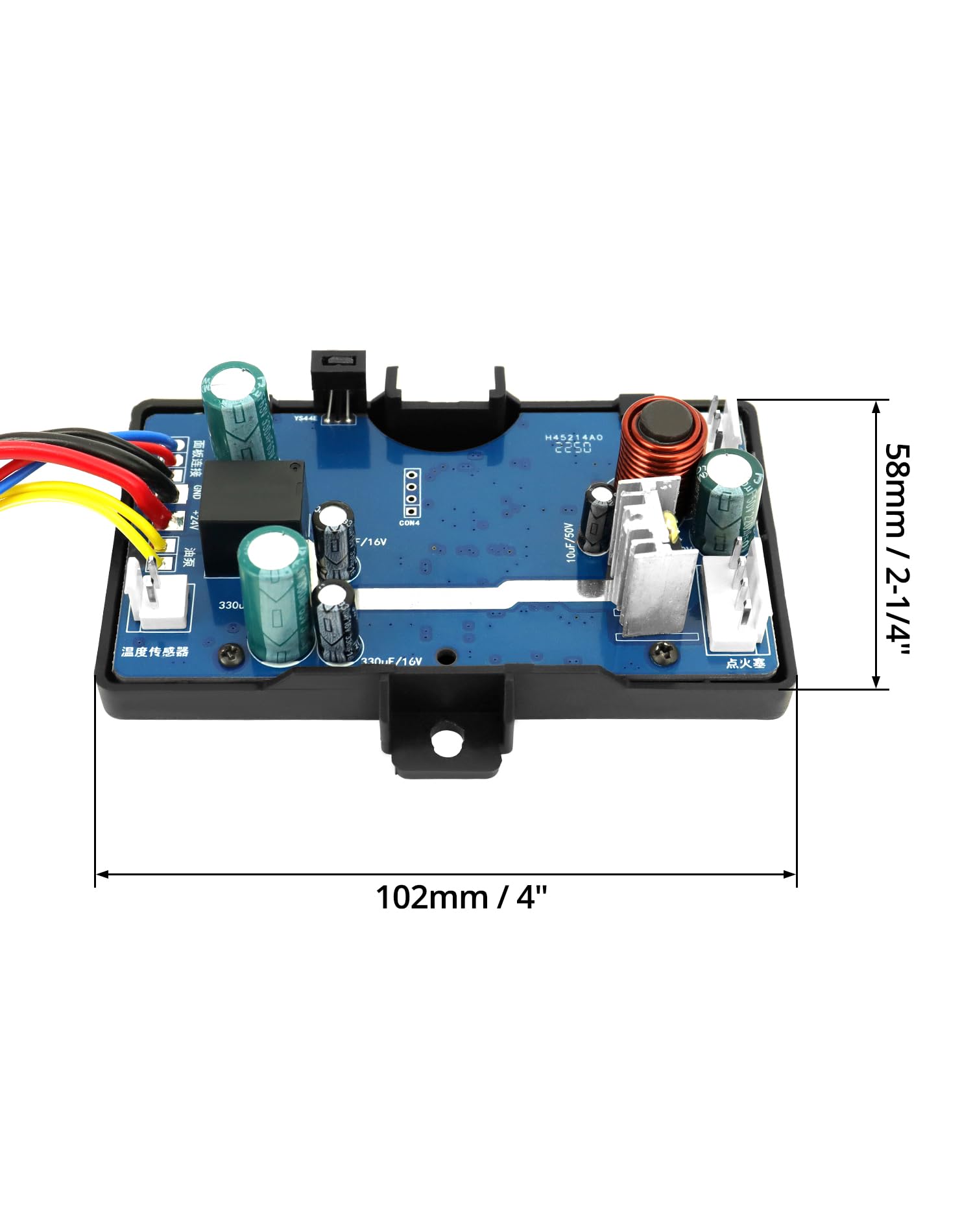 QWORK® Sterownik nagrzewnicy samochodowej, części zamienne do podgrzewacza parkingowego, 12v 3kw/5kw, płyta sterująca grzejnik parking diesel
