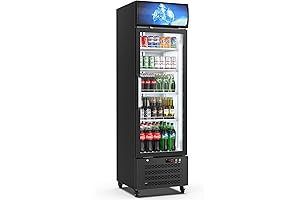 14.8 Cu Ft Commercial Grade Glass Door Upright Vending Machine Refrigerator
